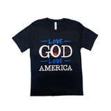 Love God Love America Sunrise T-Shirt