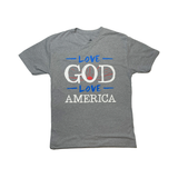 Love God Love America Sunrise T-Shirt