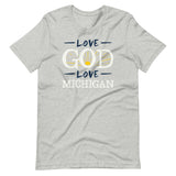 Love God Love Michigan Sunrise T-Shirt