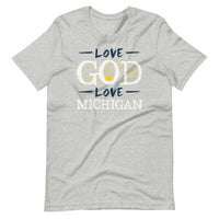 Love God Love Michigan Sunrise T-Shirt