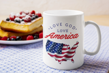 Love God Love America Mug