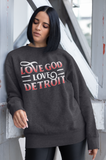 Love God Love Detroit Fancy Unisex Crewneck Sweatshirt