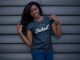 Love God Love Detroit Classic Navy Blue Unisex T-Shirt