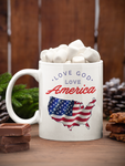 Love God Love America Mug
