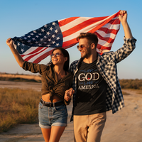 Love God Love America Sunrise T-Shirt