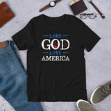 Love God Love America Sunrise T-Shirt