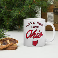 Love God Love Ohio With State Logo