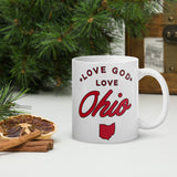 Love God Love Ohio With State Logo