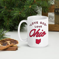 Love God Love Ohio With State Logo