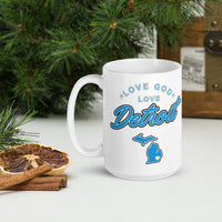 Love God Love Detroit Mug